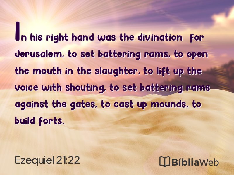 Ezequiel 21:22 em imagem para compartilhar