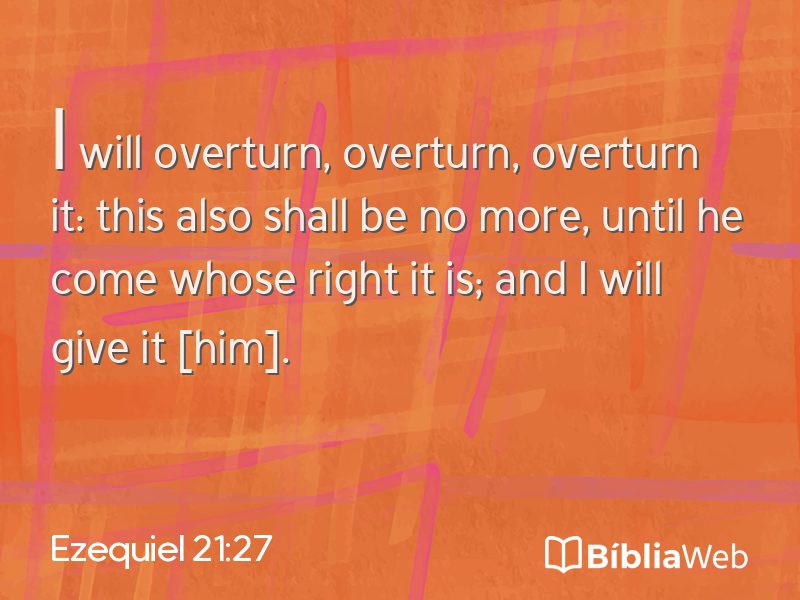 Ezequiel 21:27 em imagem para compartilhar