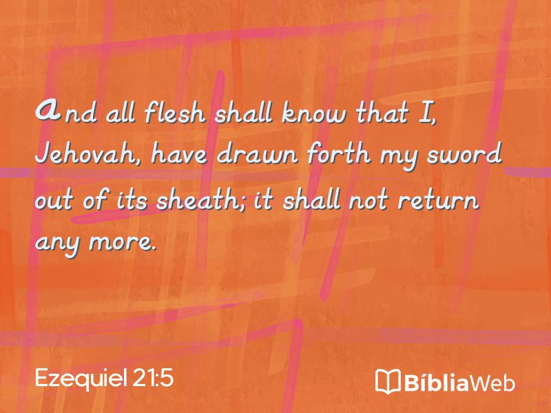 Ezequiel 21:5 em imagem para compartilhar