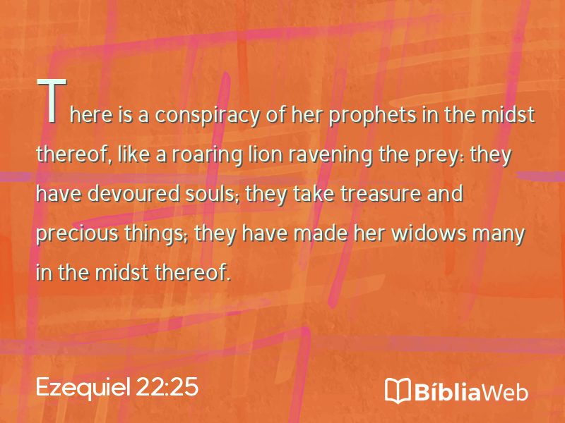 Ezequiel 22:25 em imagem para compartilhar