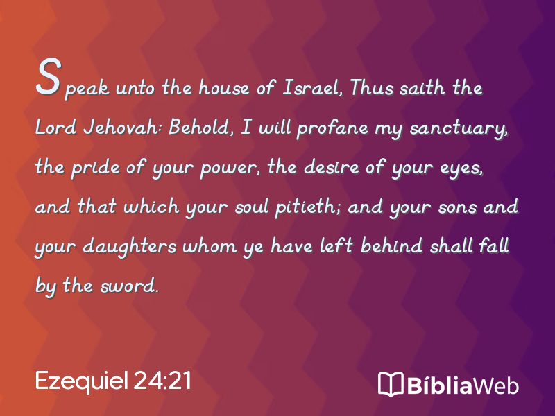 Ezequiel 24:21 em imagem para compartilhar