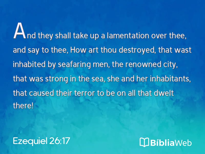 Ezequiel 26:17 em imagem para compartilhar