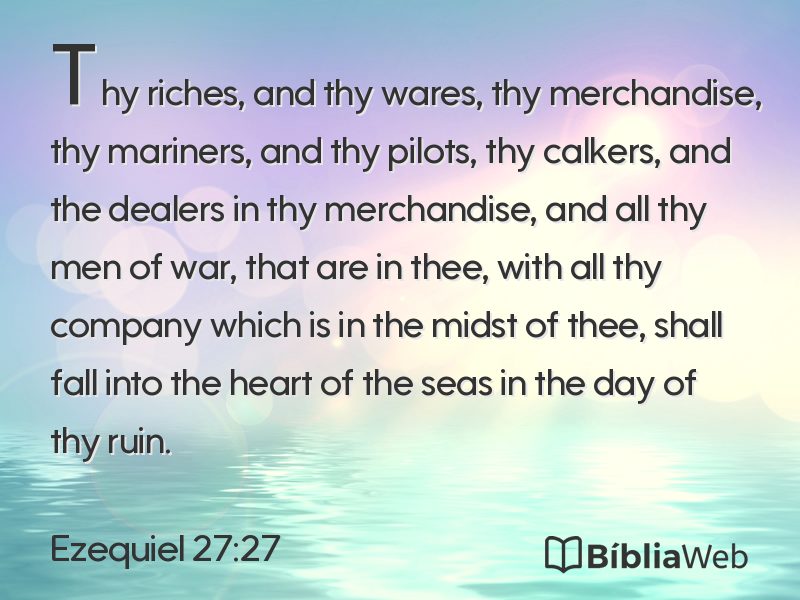 Ezequiel 27:27 em imagem para compartilhar