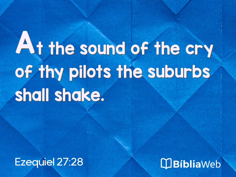 Ezequiel 27:28 em imagem para compartilhar
