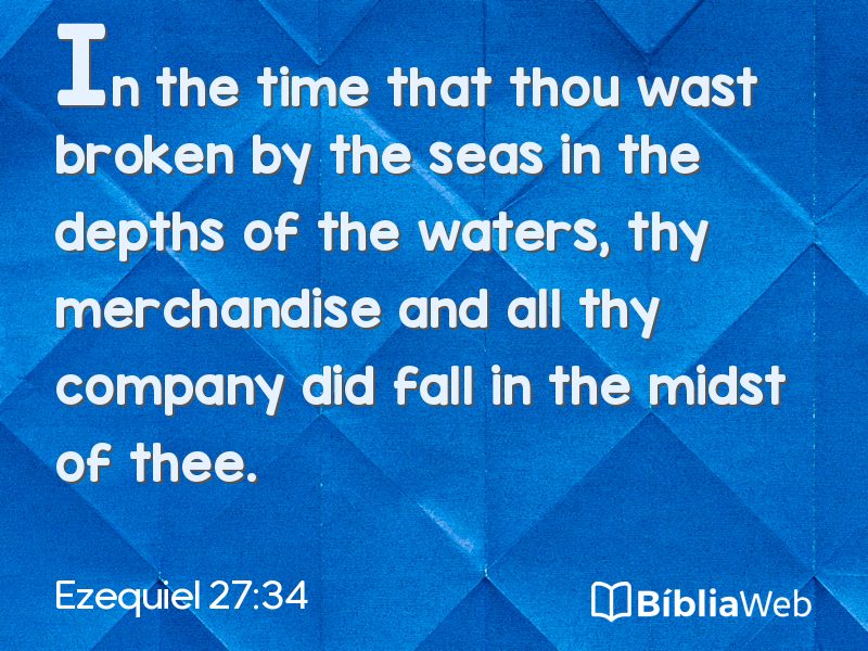 Ezequiel 27:34 em imagem para compartilhar