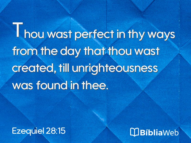 Ezequiel 28:15 em imagem para compartilhar