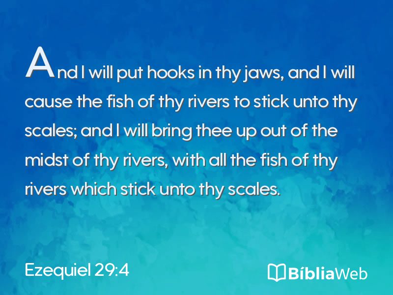 Ezequiel 29:4 em imagem para compartilhar