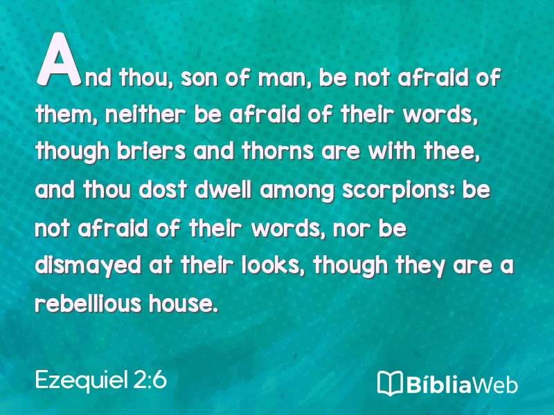 Ezequiel 2:6 em imagem para compartilhar