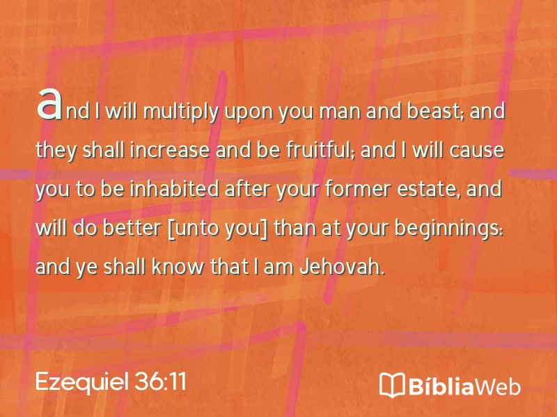 Ezequiel 36:11 em imagem para compartilhar