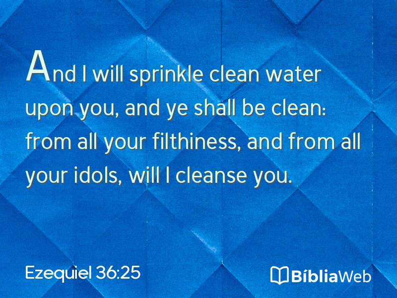 Ezequiel 36:25 em imagem para compartilhar