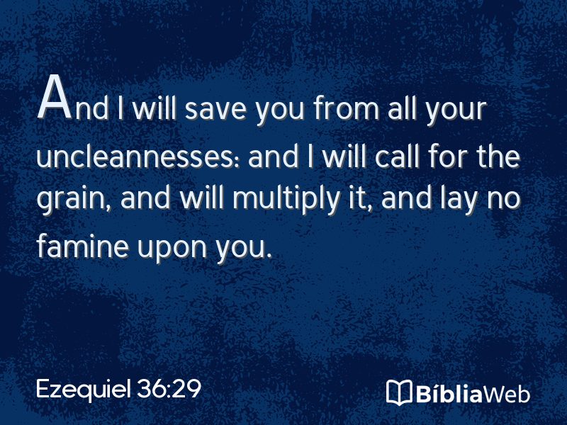 Ezequiel 36:29 em imagem para compartilhar