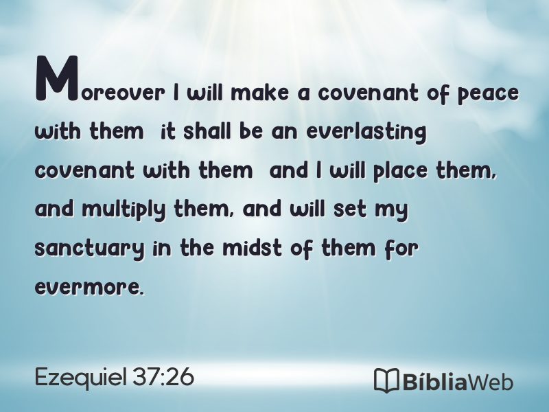 Ezequiel 37:26 em imagem para compartilhar