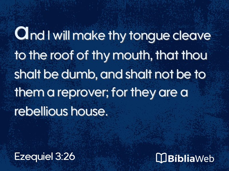 Ezequiel 3:26 em imagem para compartilhar