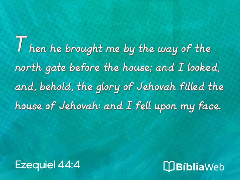 Ezequiel 44:4 em imagem para compartilhar