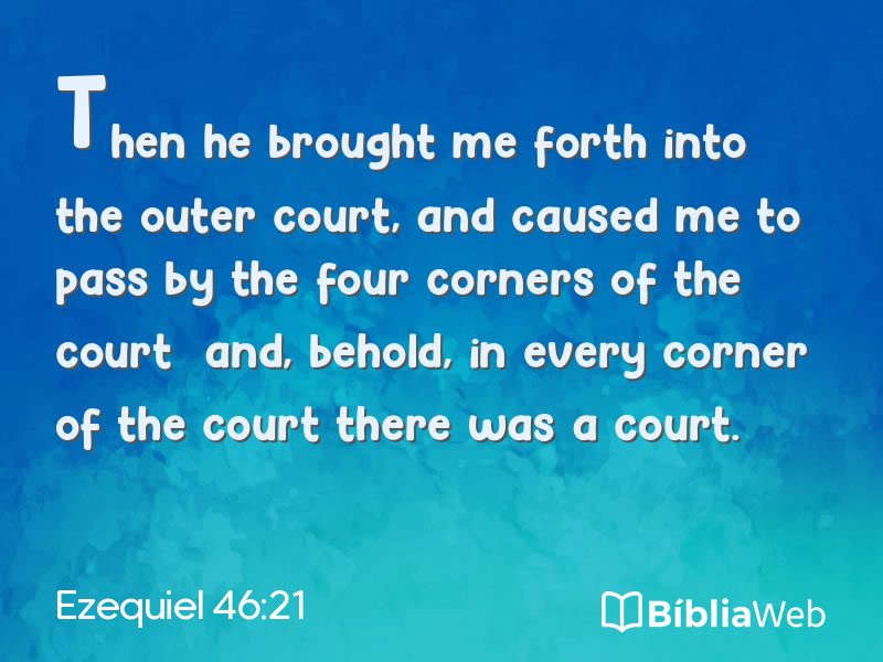 Ezequiel 46:21 em imagem para compartilhar