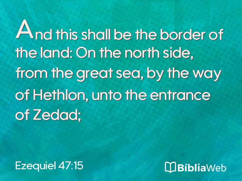 Ezequiel 47:15 em imagem para compartilhar