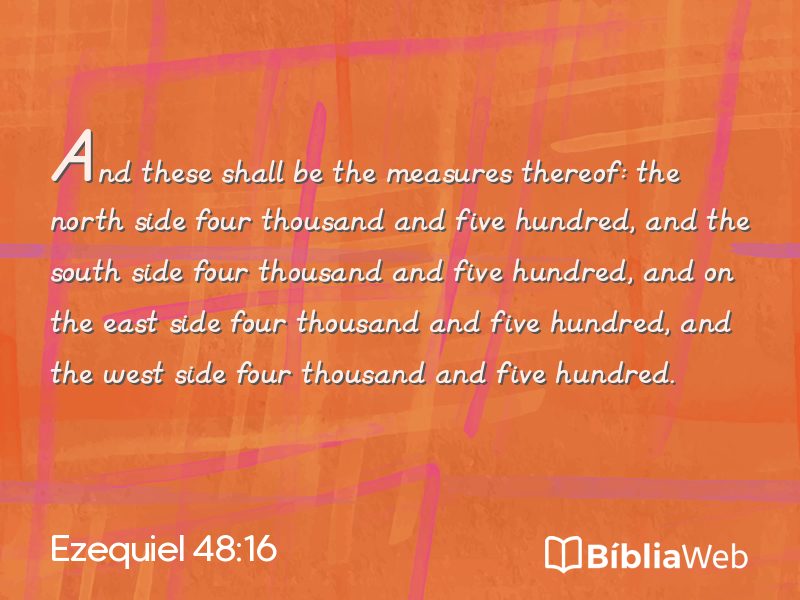 Ezequiel 48:16 em imagem para compartilhar
