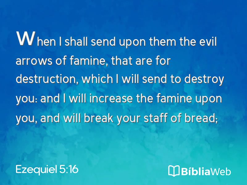 Ezequiel 5:16 em imagem para compartilhar