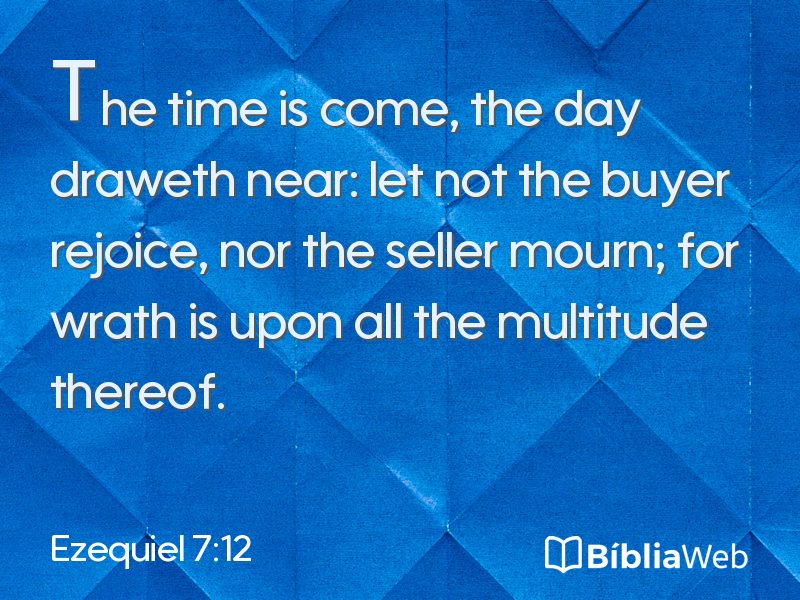 Ezequiel 7:12 em imagem para compartilhar