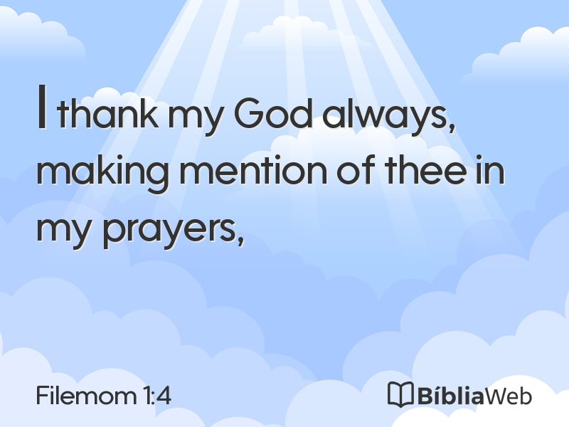 Filemom 1:4 em imagem para compartilhar