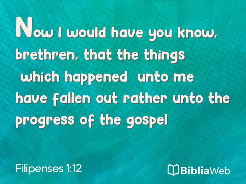 Filipenses 1:12 em imagem para compartilhar