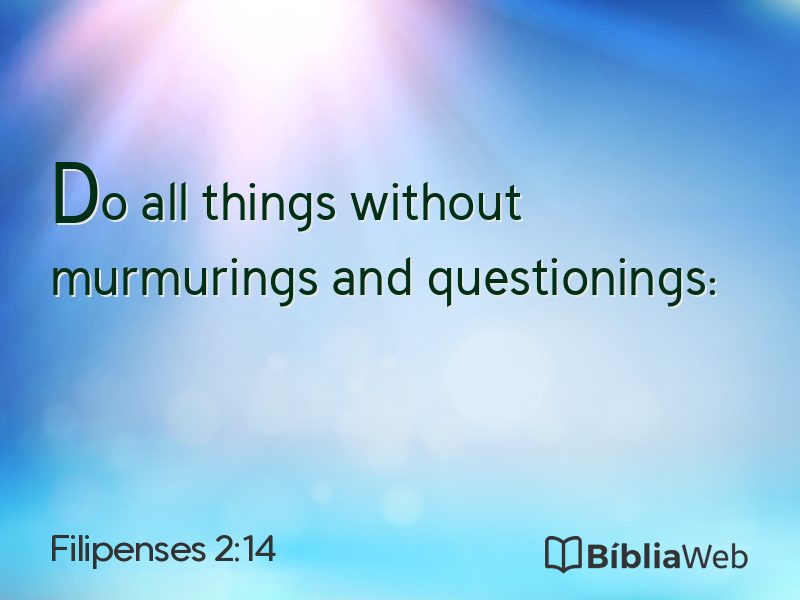 Filipenses 2:14 em imagem para compartilhar