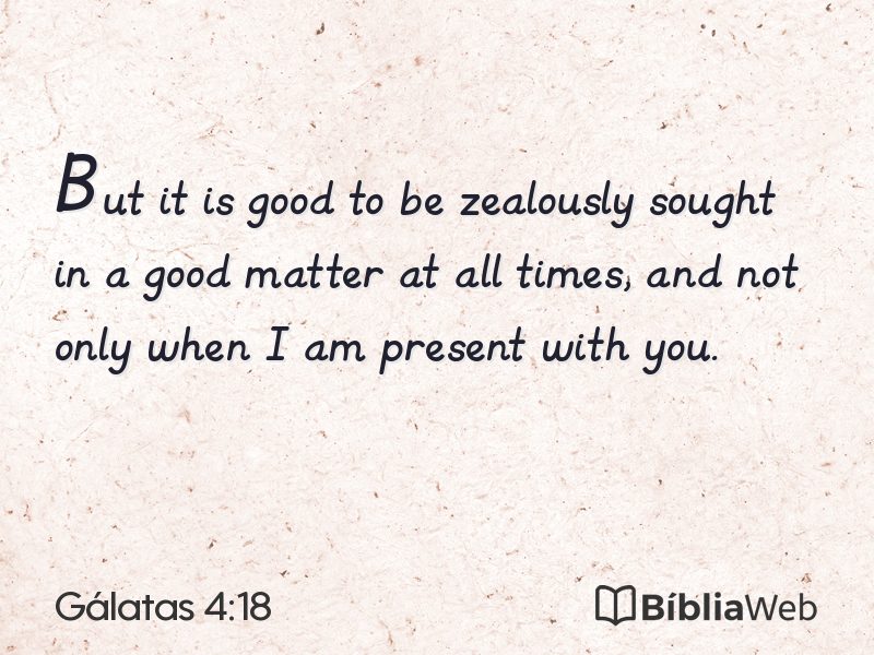 Gálatas 4:18 em imagem para compartilhar