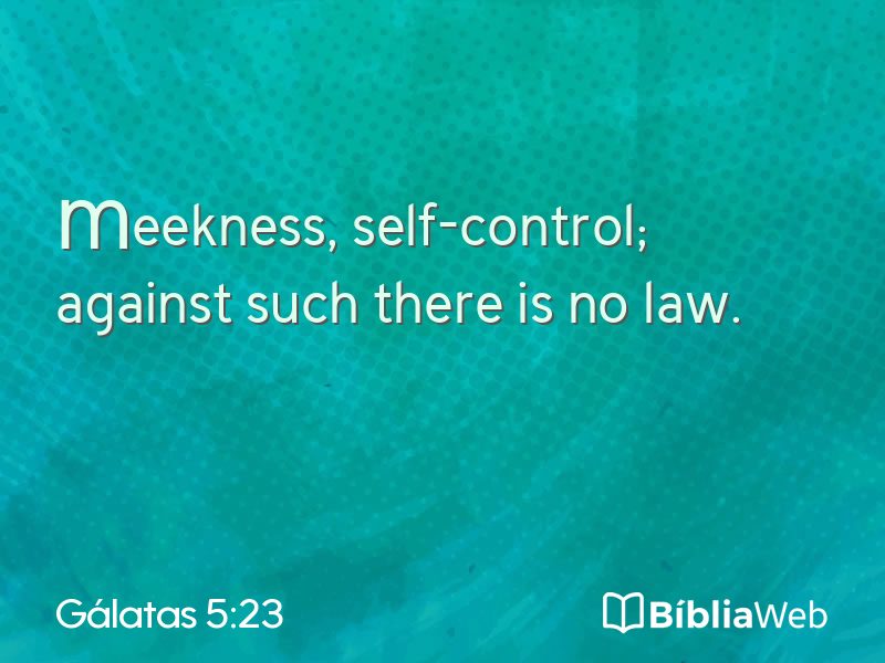 Gálatas 5:23 em imagem para compartilhar