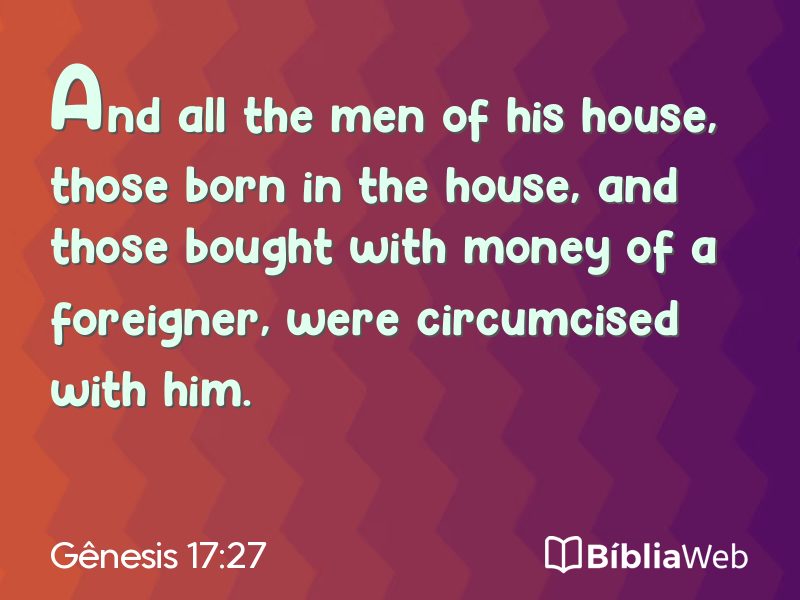 Gênesis 17:27 em imagem para compartilhar
