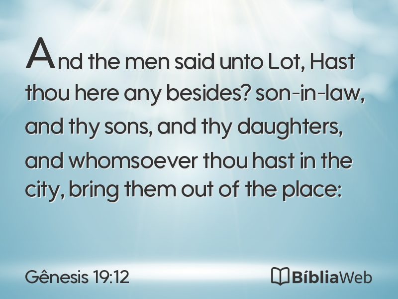 Gênesis 19:12 em imagem para compartilhar