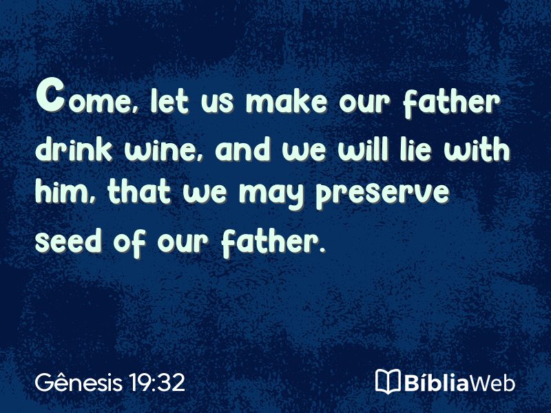 Gênesis 19:32 em imagem para compartilhar