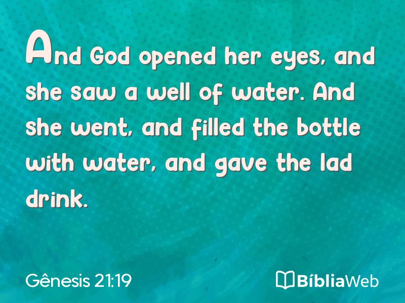 Gênesis 21:19 em imagem para compartilhar