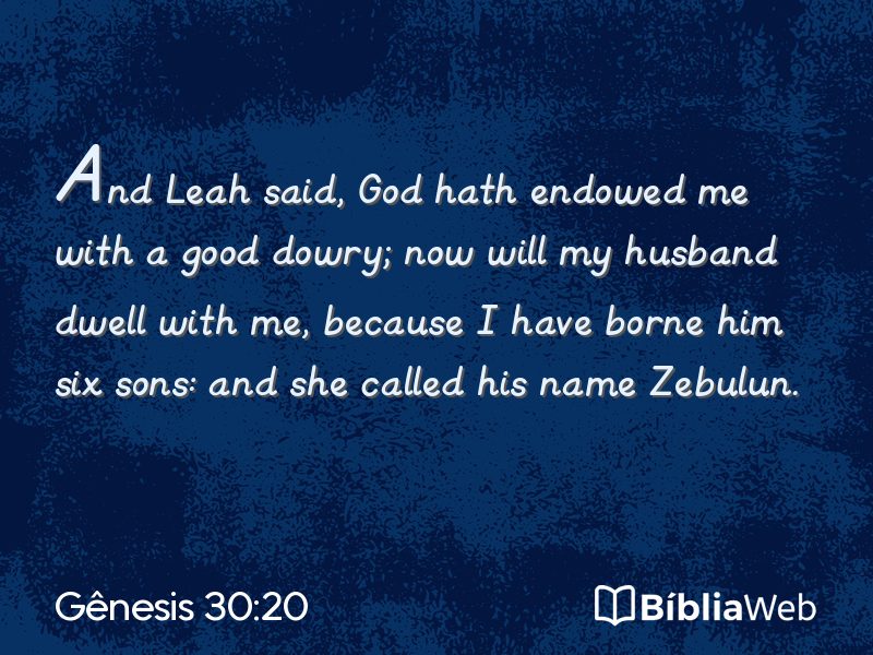 Gênesis 30:20 em imagem para compartilhar