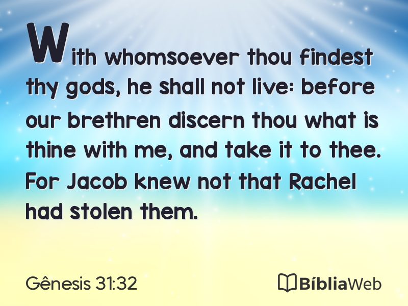 Gênesis 31:32 em imagem para compartilhar