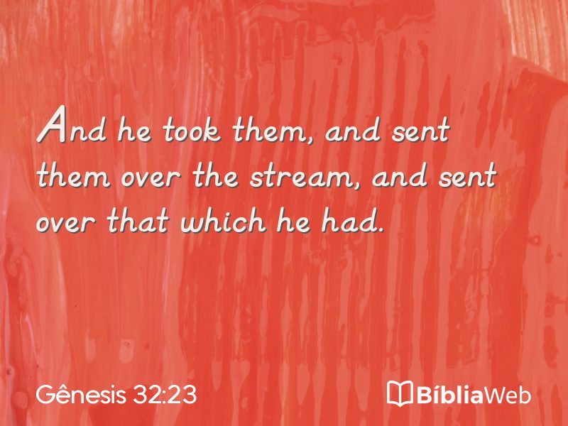 Gênesis 32:23 em imagem para compartilhar