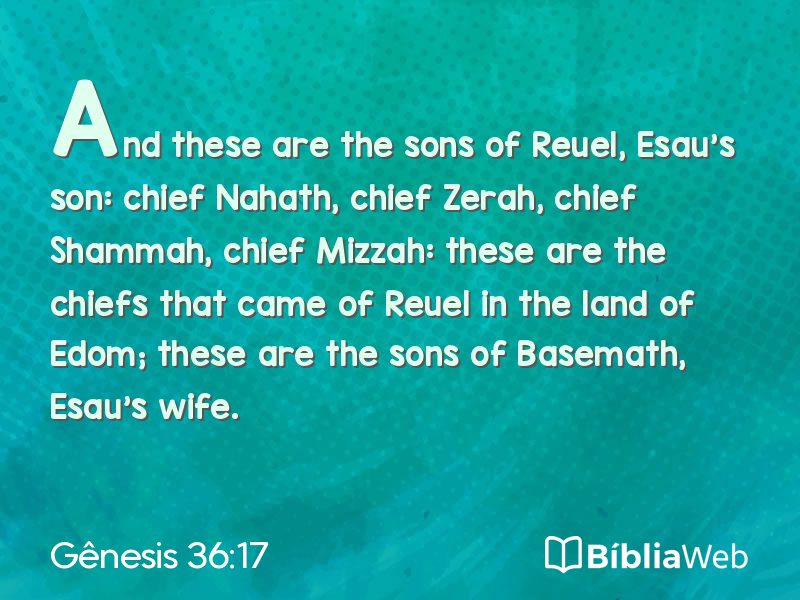 Gênesis 36:17 em imagem para compartilhar