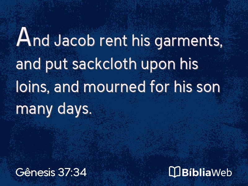 Gênesis 37:34 em imagem para compartilhar