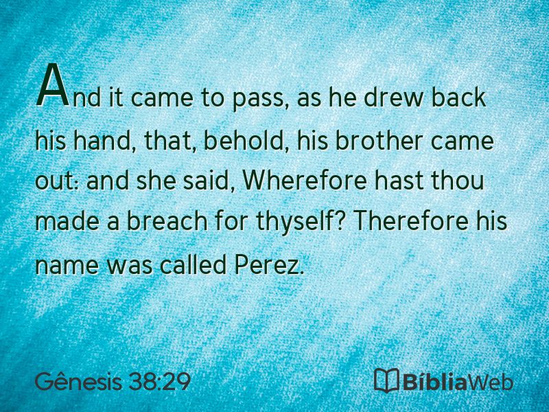 Gênesis 38:29 em imagem para compartilhar