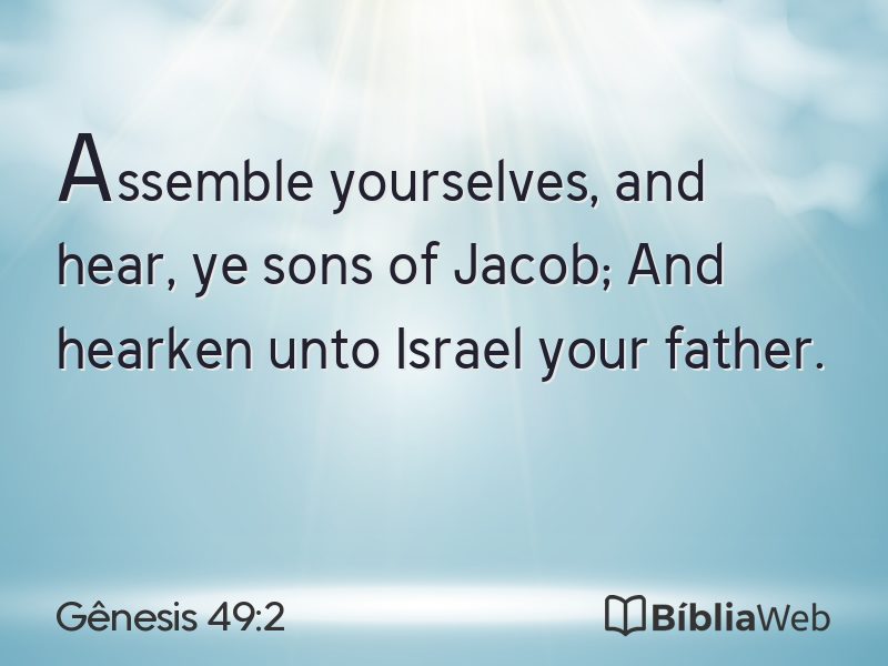 Gênesis 49:2 em imagem para compartilhar