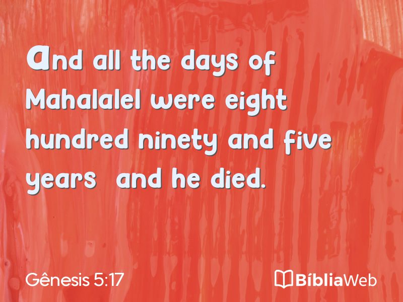 Gênesis 5:17 em imagem para compartilhar