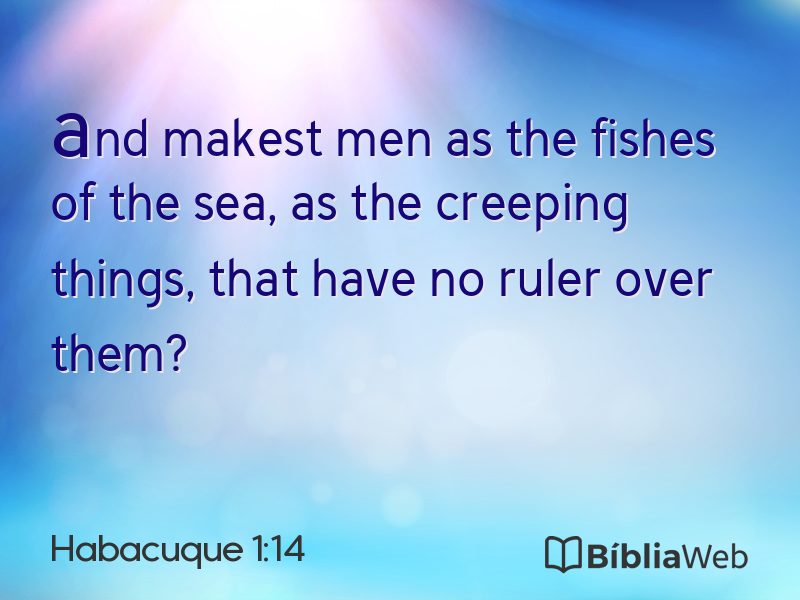 Habacuque 1:14 em imagem para compartilhar