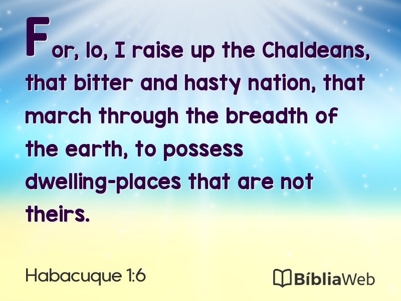 Habacuque 1:6 em imagem para compartilhar
