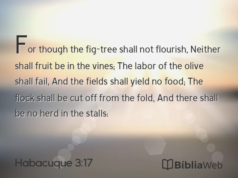 Habacuque 3:17 em imagem para compartilhar
