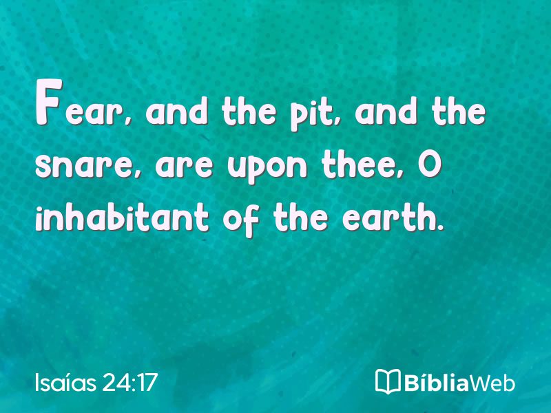 Isaías 24:17 em imagem para compartilhar