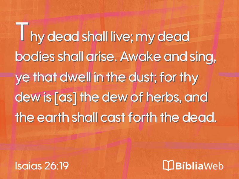 Isaías 26:19 em imagem para compartilhar