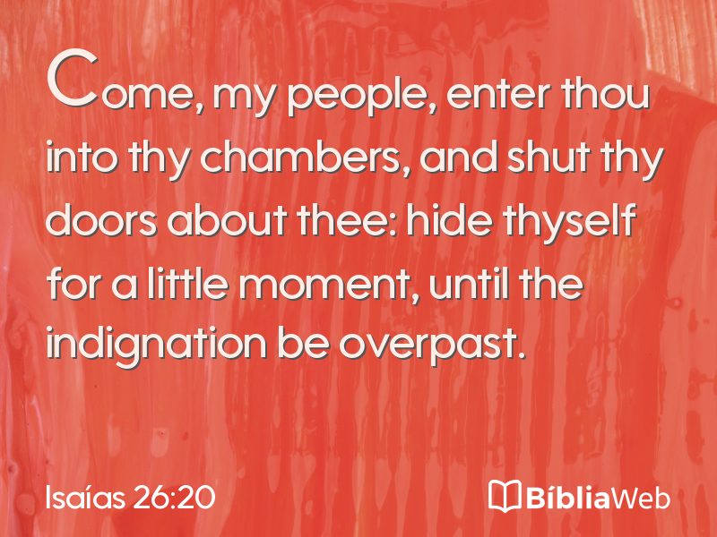 Isaías 26:20 em imagem para compartilhar