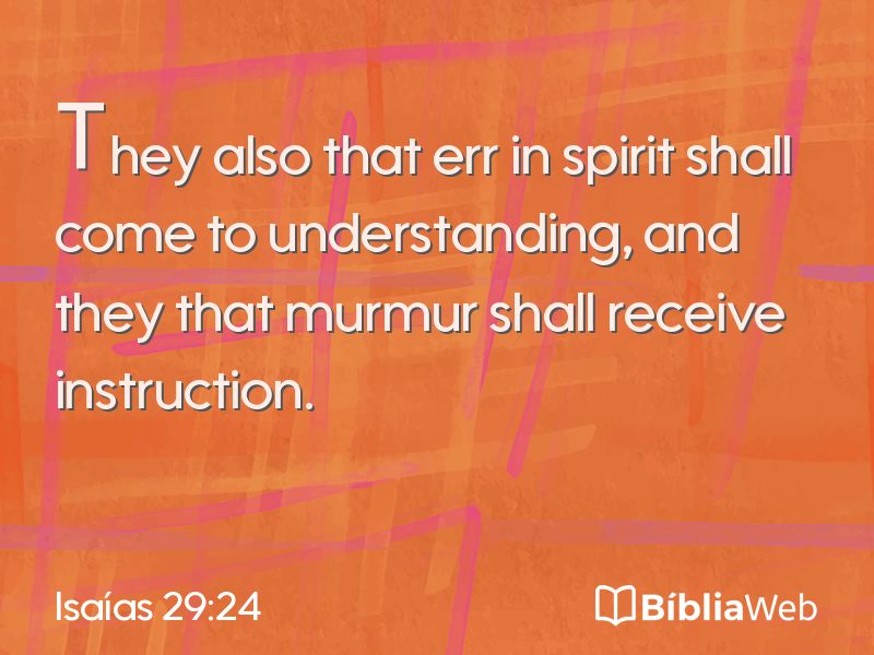 Isaías 29:24 em imagem para compartilhar