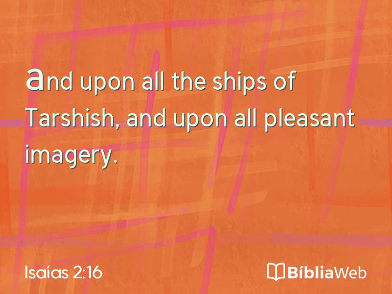 Isaías 2:16 em imagem para compartilhar