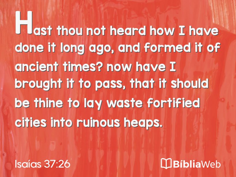 Isaías 37:26 em imagem para compartilhar