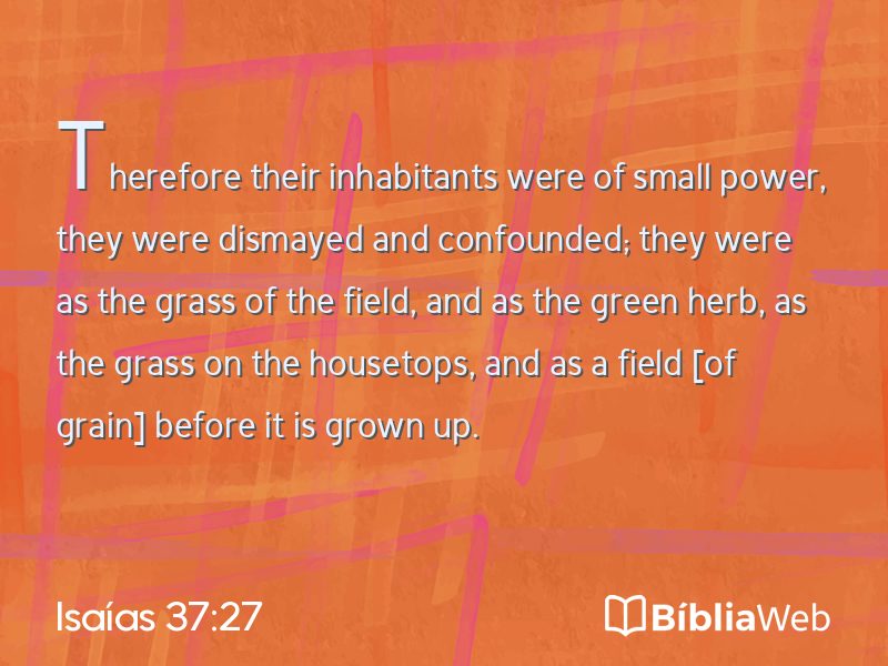 Isaías 37:27 em imagem para compartilhar